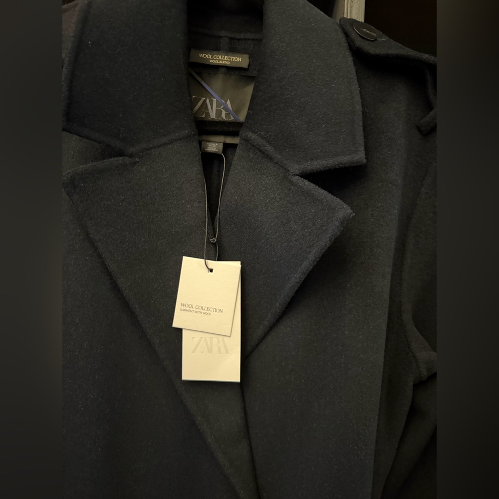 ZARA LONG WOOL BLEND COAT ZW COLLECTION LIMITED EDITION - Picture 15 of 15
